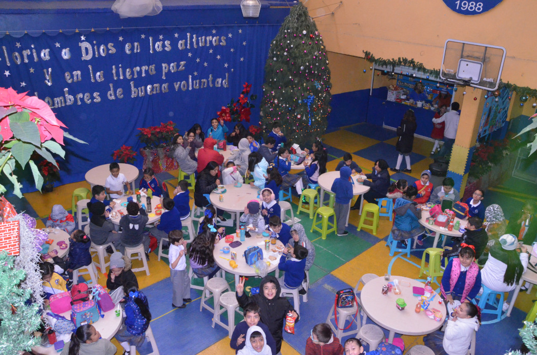 Foto del servicio de comida del preescolar